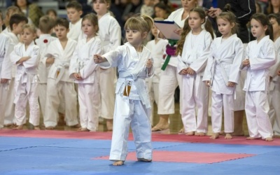 Turniej Bytom Miastem Karate odbył się 26 lutego 2023 w Hali na Skarpie (7)